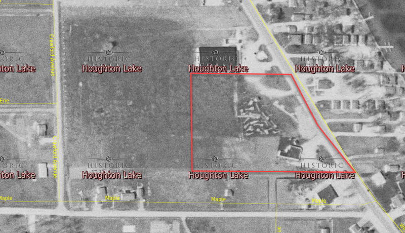 Funland Amusement Park - 1954 Aerial Photo (newer photo)